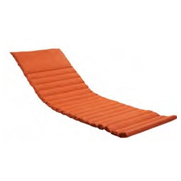 Coussin pour bain de soleil flocons Colors ocre rouge Jardin Privé